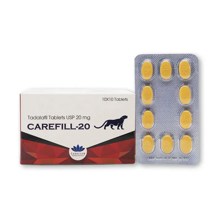 Carefill-20-Tadalafil-Tablet.webp Carefill 20 (Tadalafil) Tablet