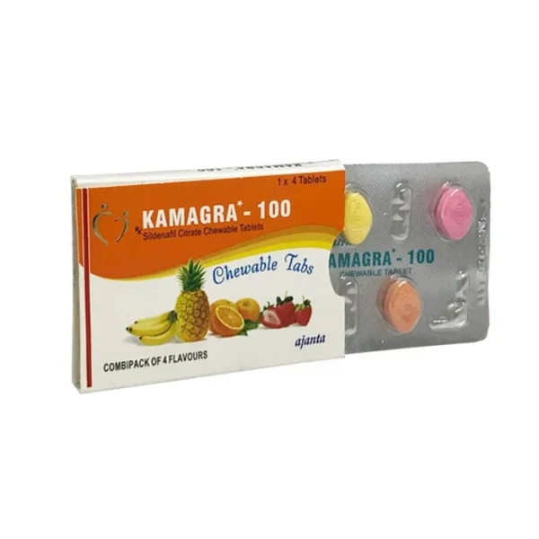 Kamagra Chewable 100mg (Sildenafil)