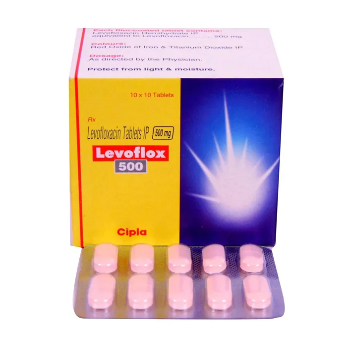 Levoflox-500mg-Tablet.webp Levoflox 500mg Tablet (levofloxacin) Home Antibiotic Levoflox 500mg Tablet (levofloxacin)