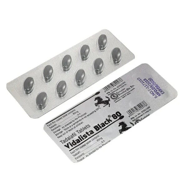 Vidalista Black 80 mg (Black Tadalafil)