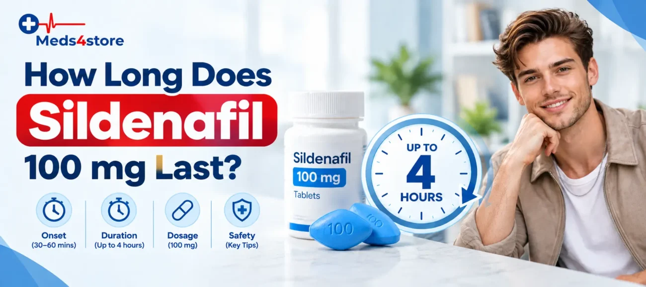 How Long Does 100 mg Sildenafil Last